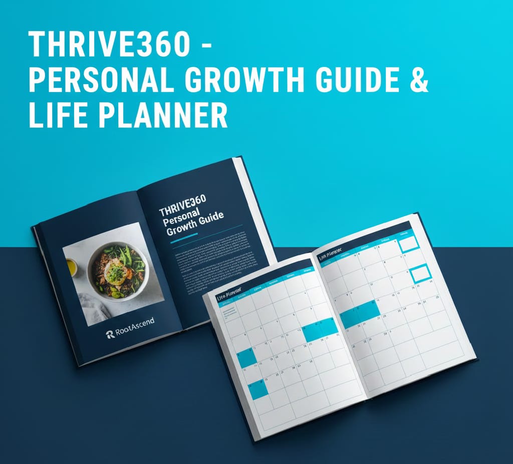 THRIVE360 - Unlock Your Potential: Personal Growth Guide & Life Planner