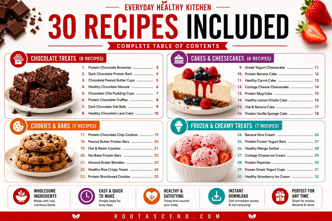 Guilt-Free Desserts & Snacks