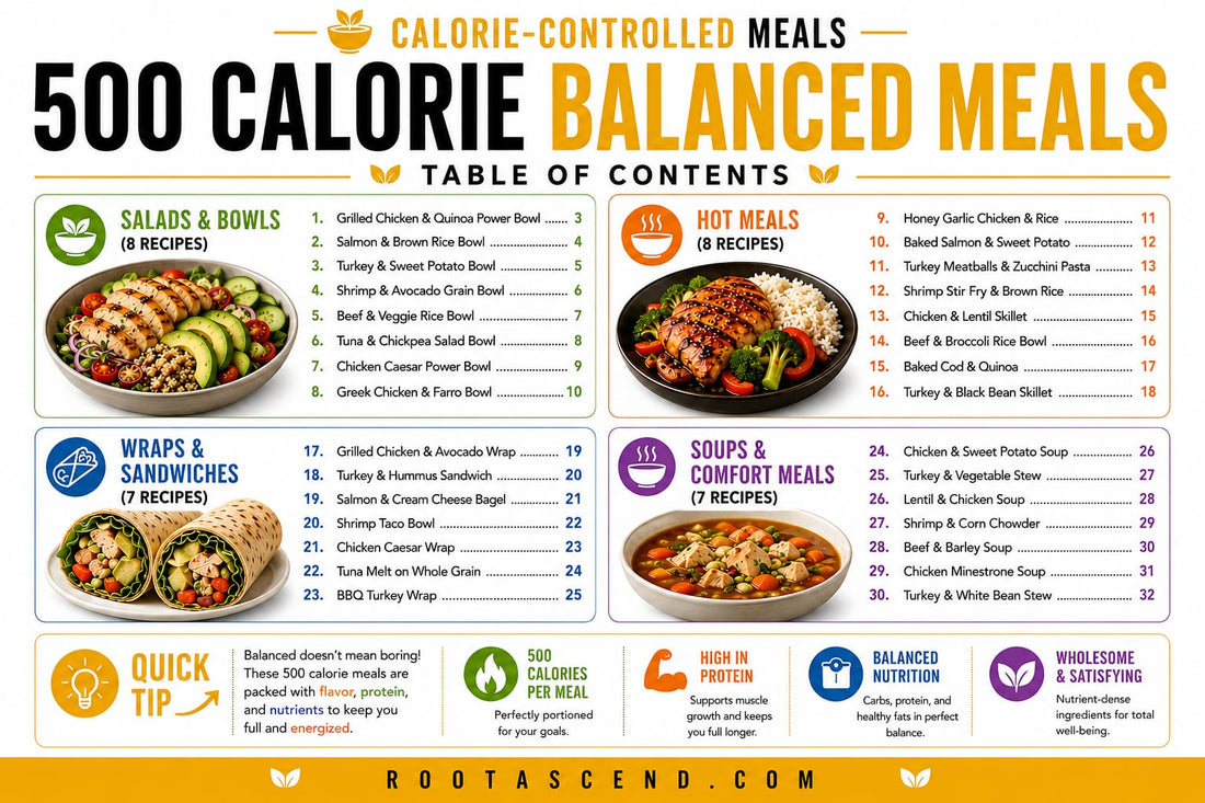 500 Calorie Balanced Meals