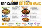 500 Calorie Balanced Meals
